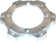 Brake rotor top hat